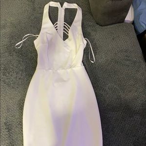 White Bodycon Mini Dress